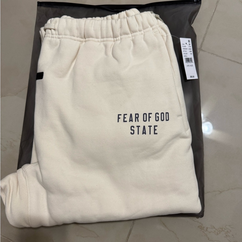 Fear of God Essentials Shell Joggers Size Large